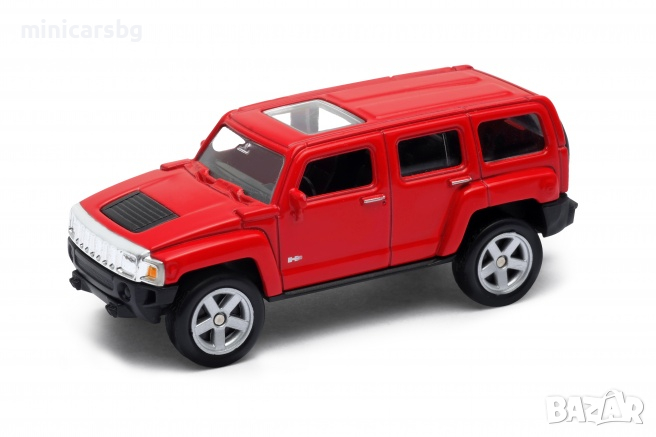 1:64 Метални колички: HUMMER H3 - Welly, снимка 1