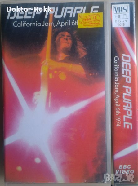Deep Purple – California Jam, April 6th 1974 (VHS), снимка 1