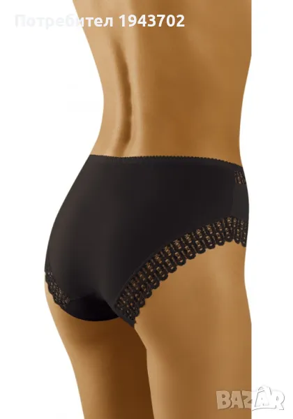 Памучни бикини в черен цвят ECO-TO, снимка 1