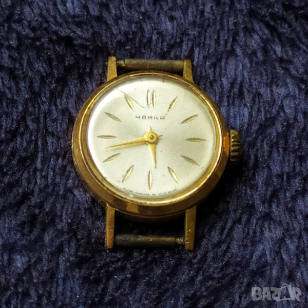 Съветски часовник позлатена рамка , снимка 1