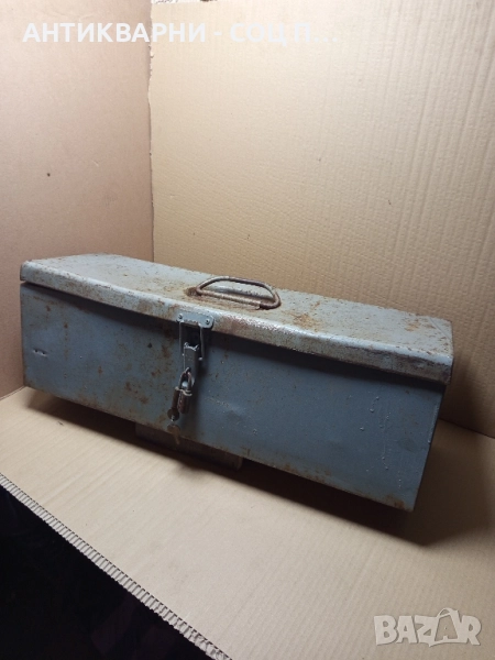 Стара Метална Кутия Куфар За Инструменти 6.200кг., снимка 1