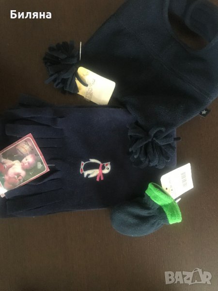 Mothercare шапка, шал, ръкавички, снимка 1