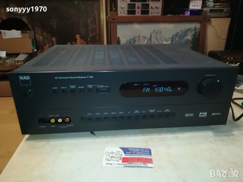 NAD MODEL T 741 RECEIVER-ВНОС SWISS 0210231505L2EWC, снимка 1