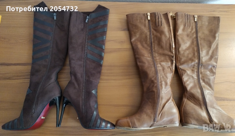 Два чифта дамски ботуши (обща цена), снимка 1