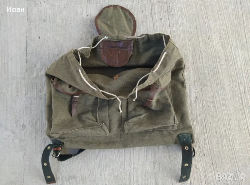 Брезентова раница, снимка 1