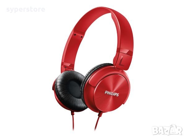 Слушалки Philips SHL3060R Големи Червени, въртяща се мида 1.2м DJ Style Headphone Philips  , снимка 1