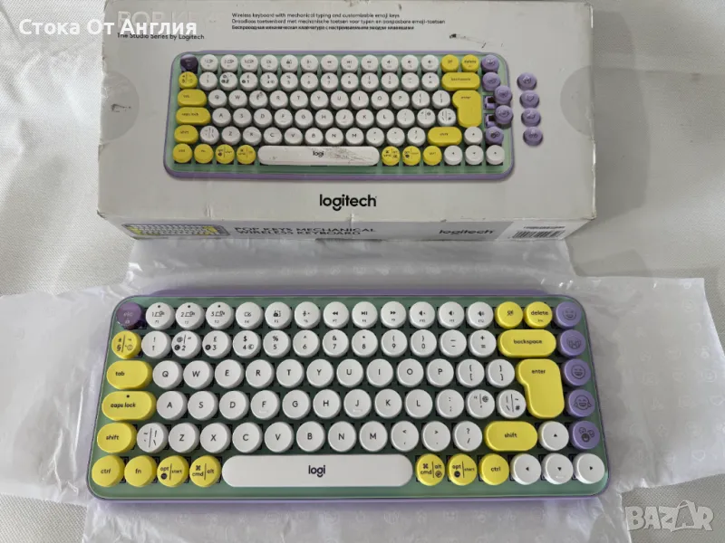 Безжична клавиатура Logitech POP Keys, снимка 1