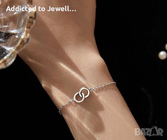 Сребърна гривна /2318/, снимка 1