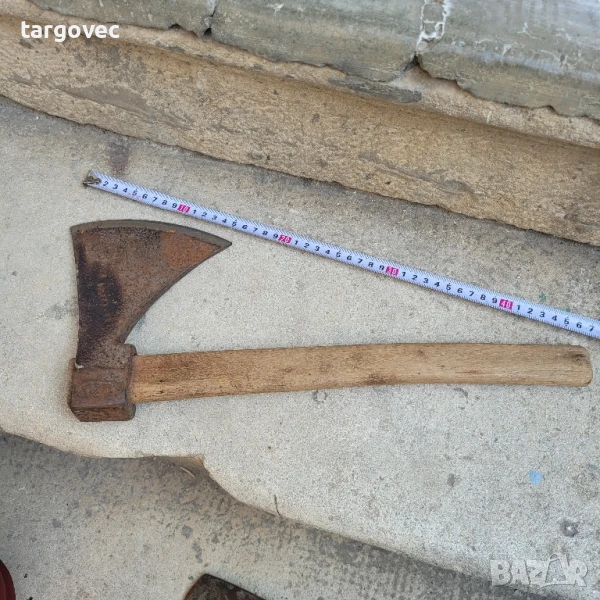 интересна стара немска брадва, снимка 1