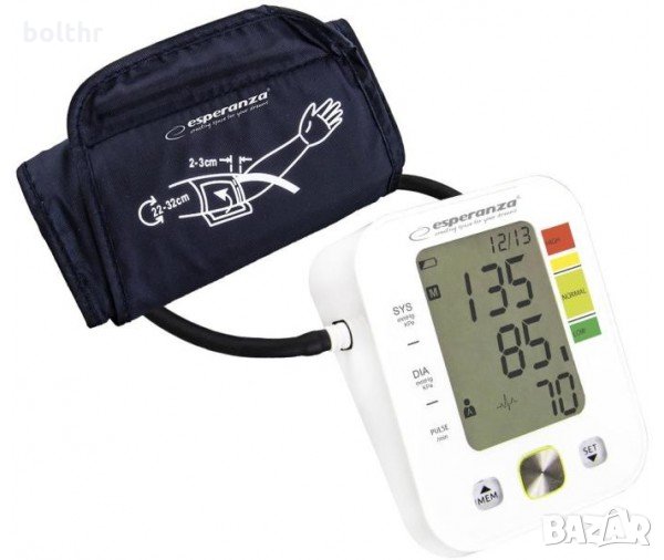 Апарат за измерване на кръвно налягане Esperanza Verve, Систолично и диастолично, Открива сърдечна а, снимка 1