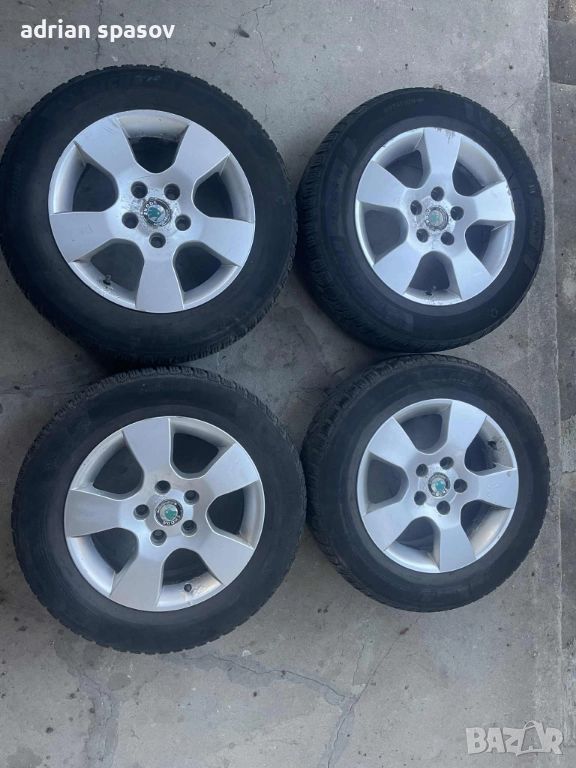 Джанти 15" Ronal за Skoda и др. 5х112 6.5Jx15H2 ET50 с гуми 195/65/15, снимка 1
