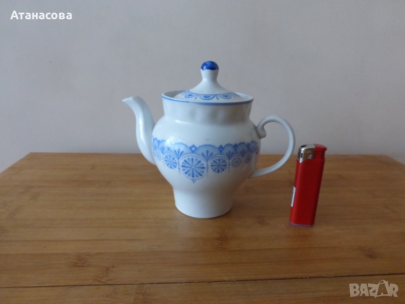 Украински порцеланов чайник Барановка 1970 г, снимка 1