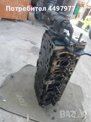 Цилиндрова глава обурудвана  за Сеат Алхамбра 2003г 90к.с 1.9TDI шестстепенна скоростна кутия , снимка 1