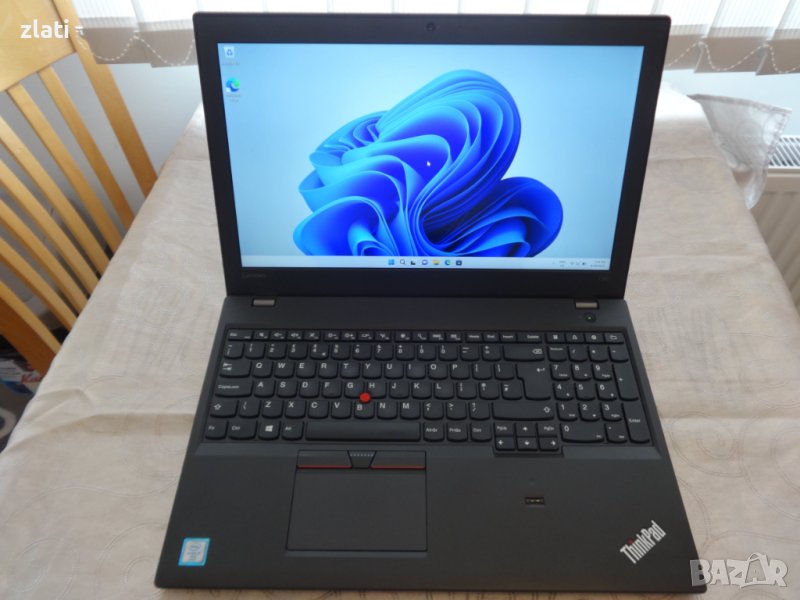 Lenovo ThinkPad T560 15.6 Full HD i7-6600U 2.60GHz/RAM 16GB/SSD 240GB /Win 11 Pro, снимка 1