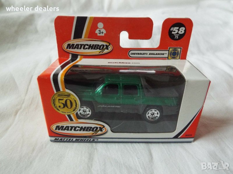 Метална количка Мачбокс Matchbox CHEVROLET AVALANCHE, снимка 1