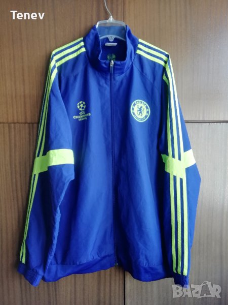 Chelsea Champions League Adidas оригинално горнище Челси Шампионска Лига размер XL яке, снимка 1