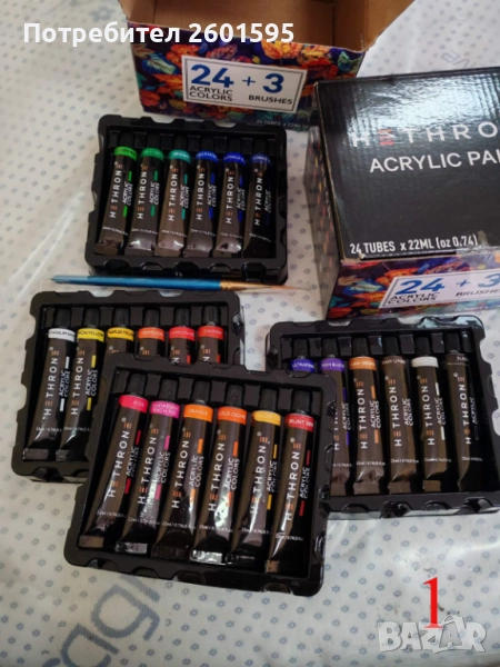 Акрилни бои Hethrone, снимка 1