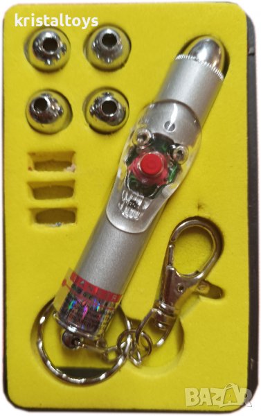 Лазер с допълнителна светлина - лазерен показалец, снимка 1