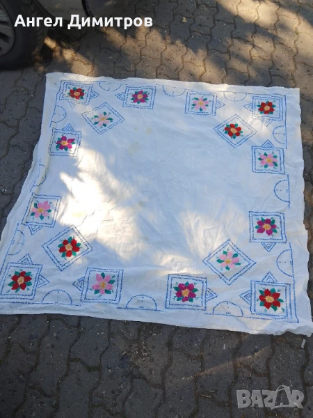 Бродерия покривка , снимка 1
