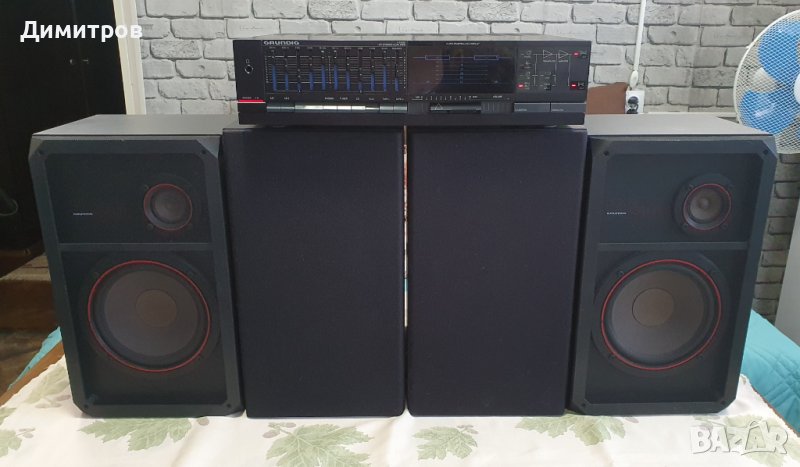 Комплект Grundig, усилвател и тонколони, снимка 1