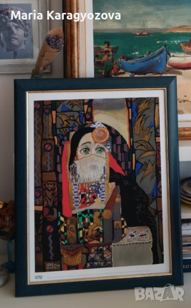 Принт на картината Ахинора на Софийска градска галерия, лимитирана серия, картон с памучна основа, снимка 1