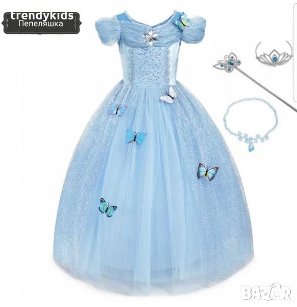 Приказна рокля на Пепеляшка и Ледената кралица, снимка 1