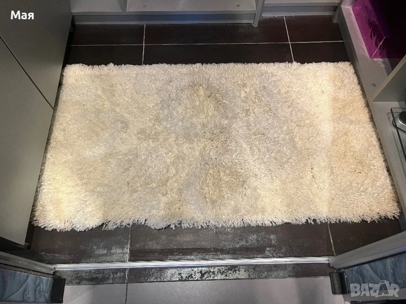 30 лева килим-пътека цвят шампанско с размери 65/110см. , снимка 1