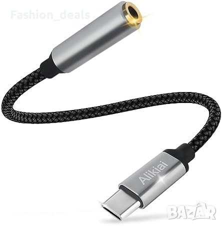 Нов USB C към 3.5mm Аудио Адаптер  Galaxy Pixel iPad Pro, снимка 1