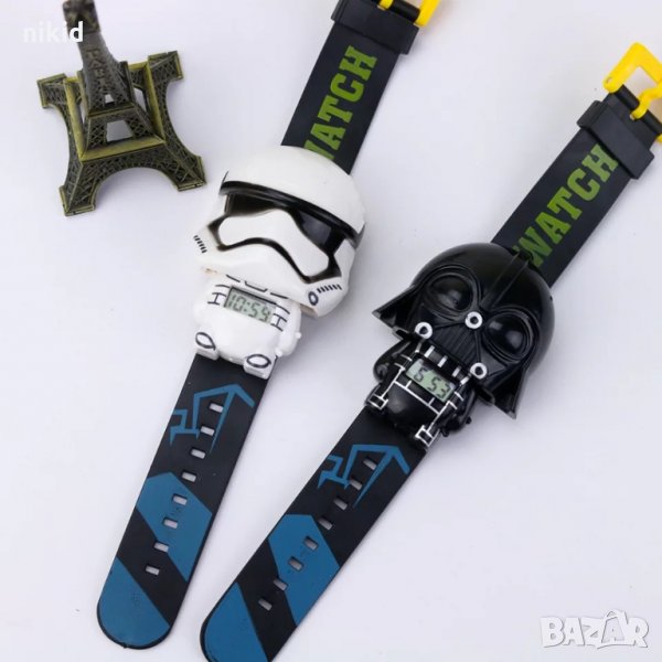  детски часовник електронен Dart darth Vader Дарт Вeйдър Star Wars Междузвездни войни , снимка 1