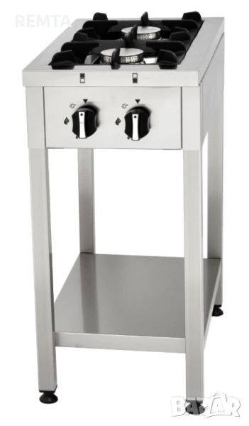 Газов котлон с 2 горелки (14 kW) с долен плот 40х70 см., снимка 1