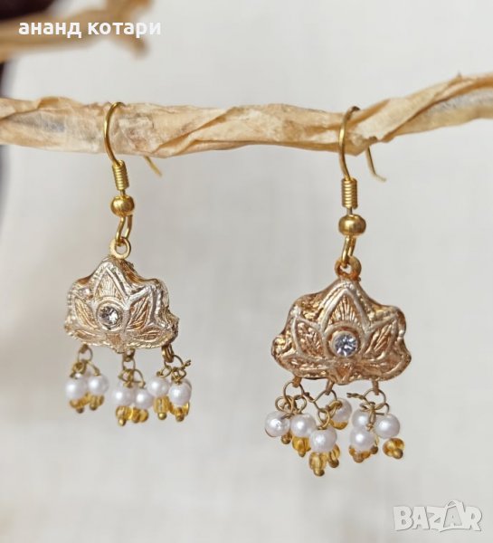 Ръчно емайлирани традиционни обеци от Раджастан М34, снимка 1