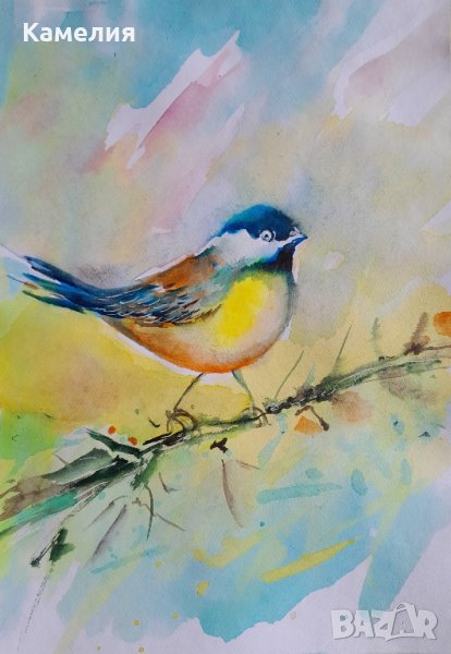 Картина "Птичка", снимка 1
