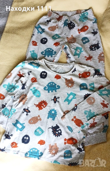 Прекрасна пижамка 100% памук, размер 146-152, 10-11г., перфектна, снимка 1