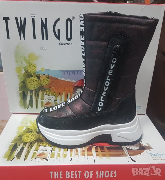 Дамски ботуши "TWINGO" №37 и №38, снимка 1