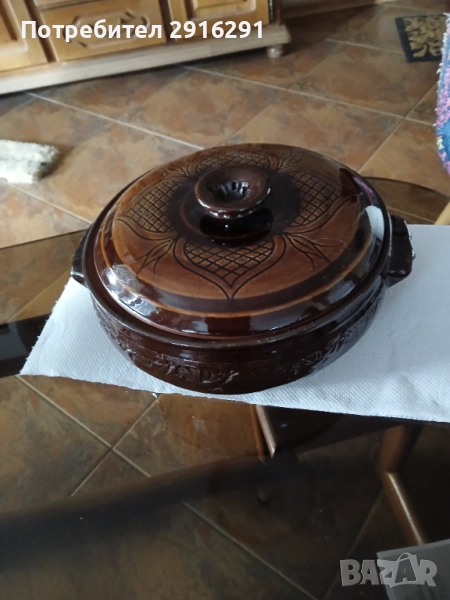 Керамичен съд за гювеч, снимка 1