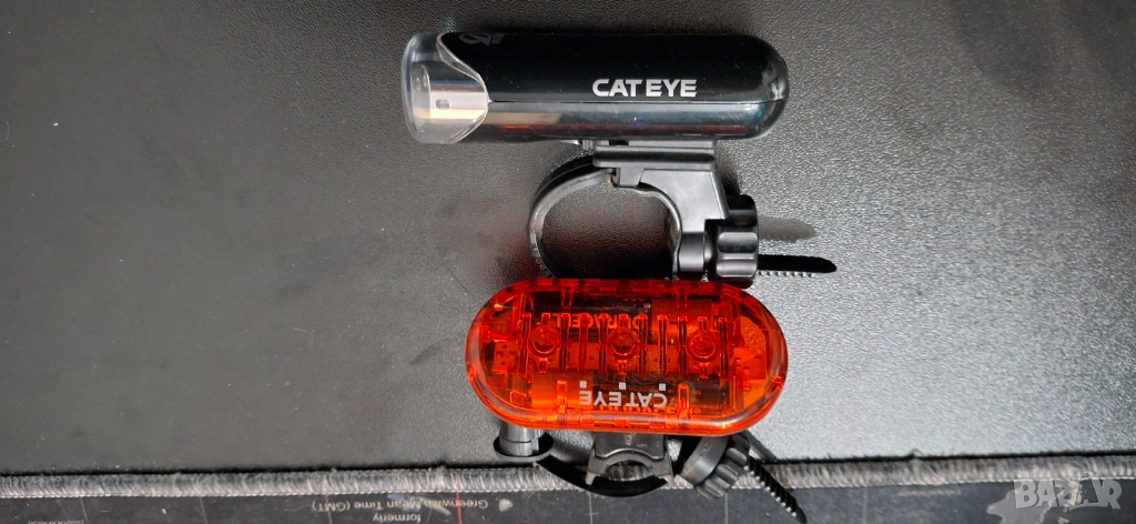 Светлини за велосипед CatEye - фар и стоп, снимка 1