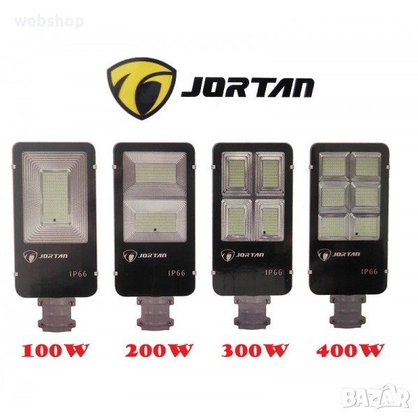 ВЪНШНА СОЛАРНА ЛАМПА 200 W ОСВЕТИТЕЛНА СИСТЕМА 4 ЛАМПИ , IP66 ВОДОУСТОЙЧИВОСТ, снимка 1