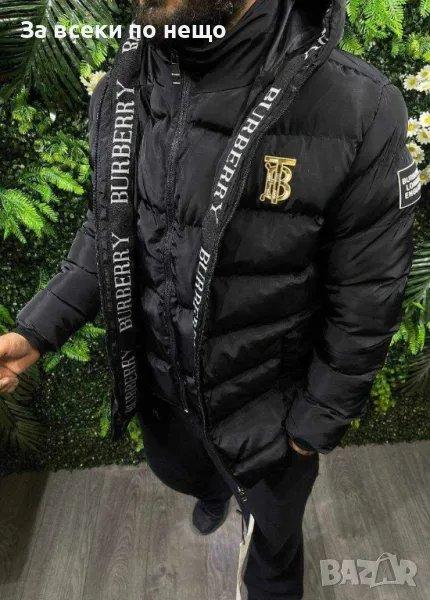 Мъжко черно зимно яке Burberry Код A280, снимка 1