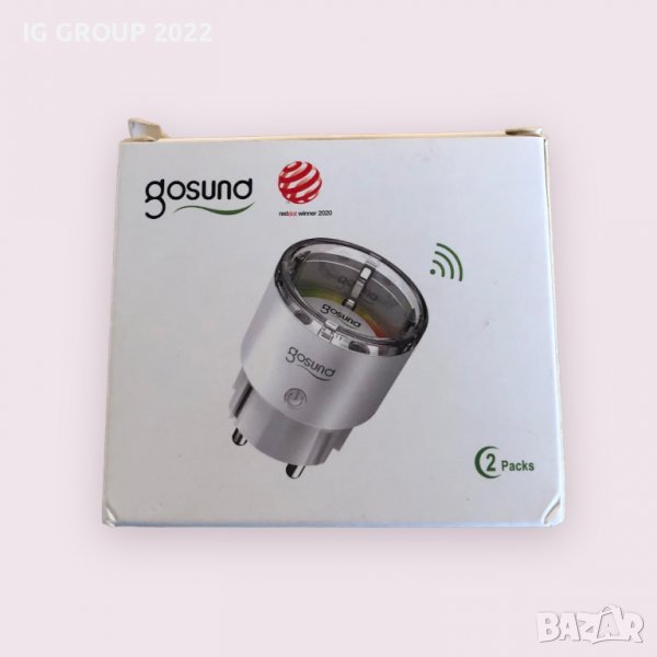 Gosund WiFi Smart Plug EP2 Смарт контакт - 2 броя, снимка 1