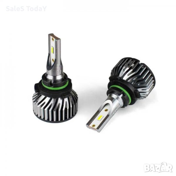 Диодни крушки 9006, 8000L, 6000К, NIKEN, 30W, LED, бял, снимка 1