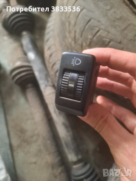  бутон за ел. реглаж на фаровете за Vw Golf & Jetta Mk2, снимка 1