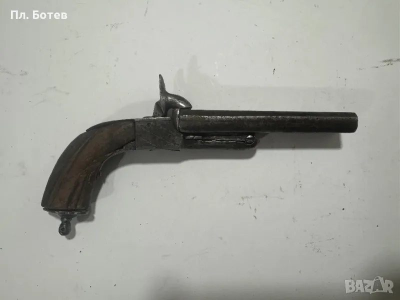 Стар щифтов пистолет/револвер, снимка 1