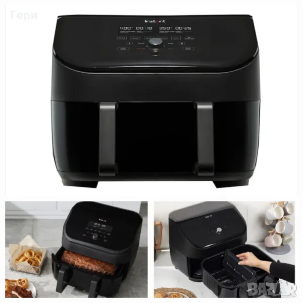Instant Vortex PLUS VersaZone Air Fryer 8.5 л. Еър фраер, снимка 1