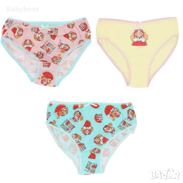 Бикини за момиче Пес Патрул - комплект от 3 бр., снимка 1