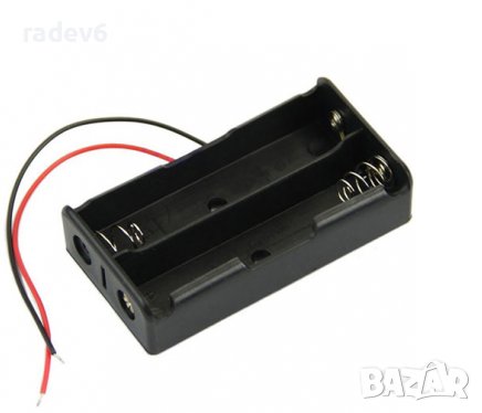 Гнездо за батерии 18650 модел 2x18650, снимка 1