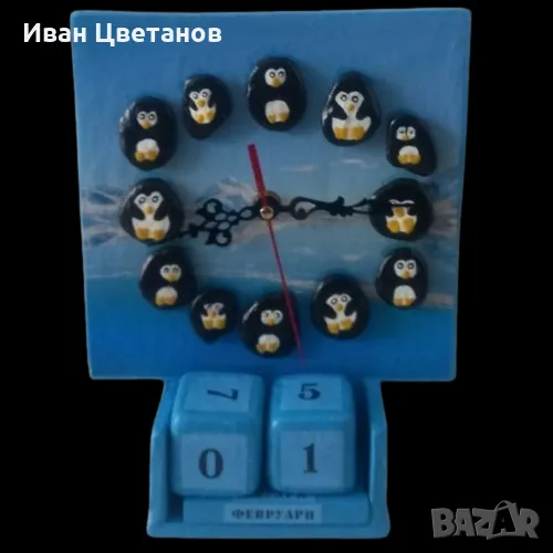 ръчно изработен детски часовник, снимка 1