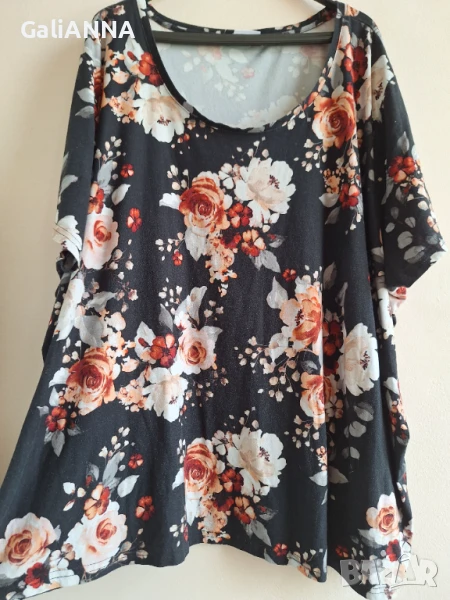 СТРАХОТНА ТУНИКА ЕФЕКТЕН ДЕСЕН 4XL-6XL, снимка 1