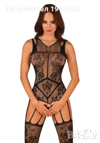 Целокупно боди с отворено дъно F239 Obsessive