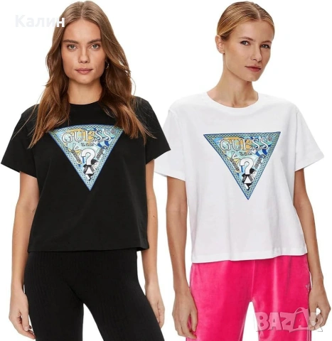 Памучни дамски тениски Guess - два цвята - 19 €