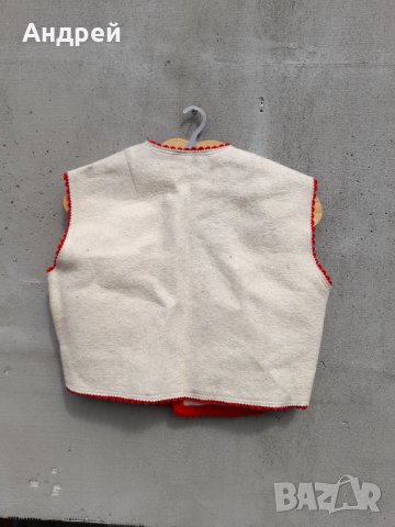 Стар детски етно елек,елече #6, снимка 5 - Антикварни и старинни предмети - 42344279